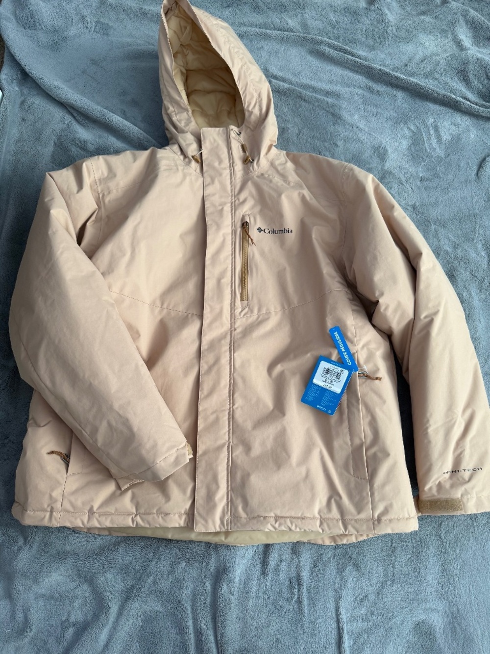 Columbia Omni-tech hooded parka jacket xl